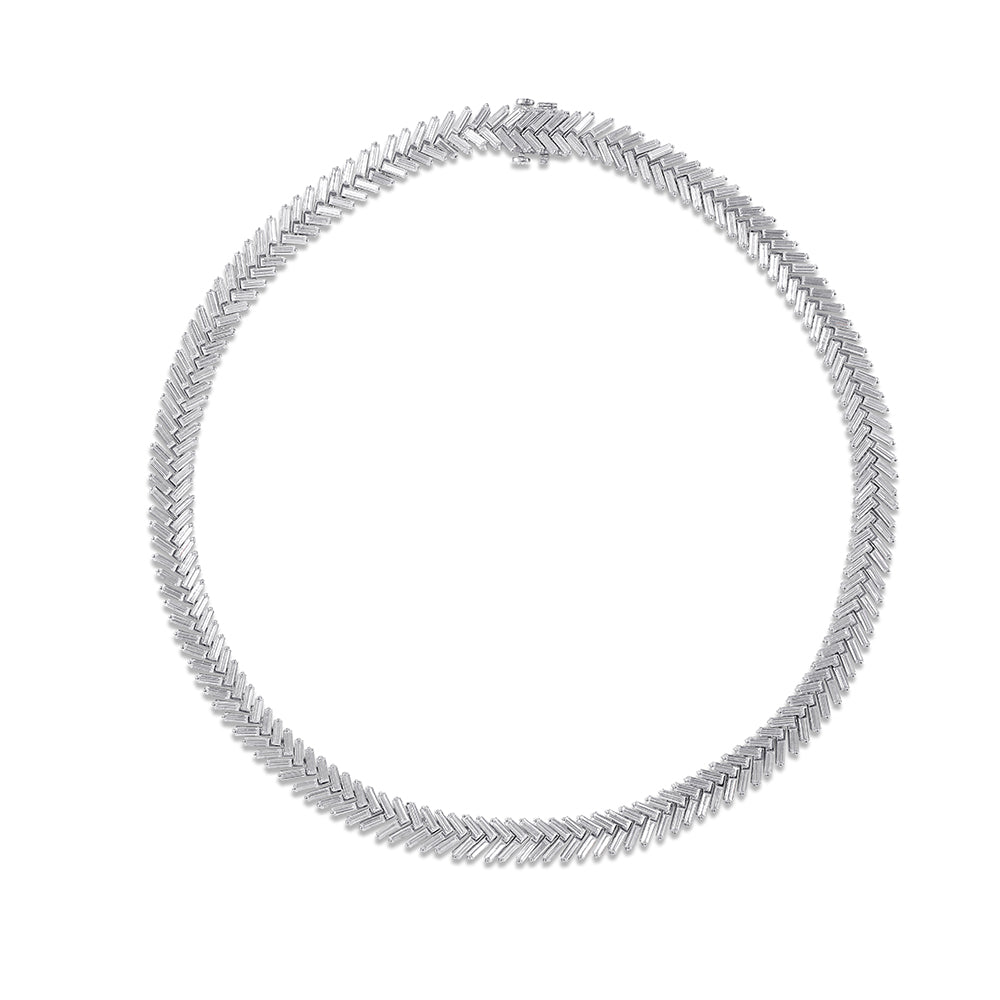 The Sade Herringbone Necklace
